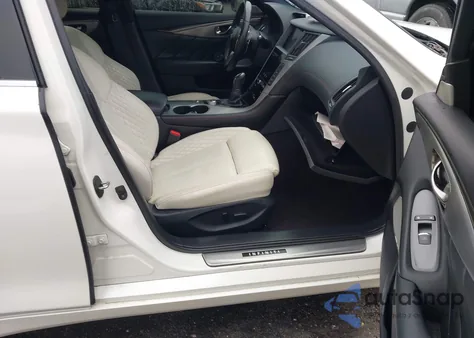 2020 Infiniti Q50 Red Sport 400 Awd из США, поврежденный, VIN JN1FV7AR7LM660182